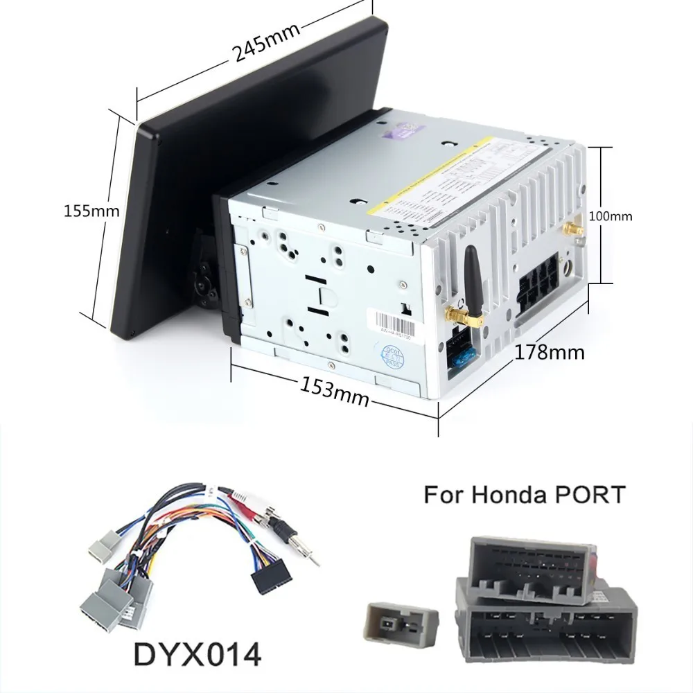 2 Din Honda Port 10," ips Android 9,0 Автомобильный gps радио плеер 2 двойной один 1 Din универсальный авто стерео Мультимедиа для Toyota Nissan Honda ISO - Цвет: 2 Din Honda Port