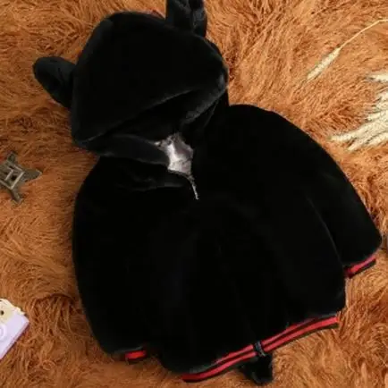 На осень-зиму 2019 пальто для девочек из натурального меха Детская куртка manteau hiver