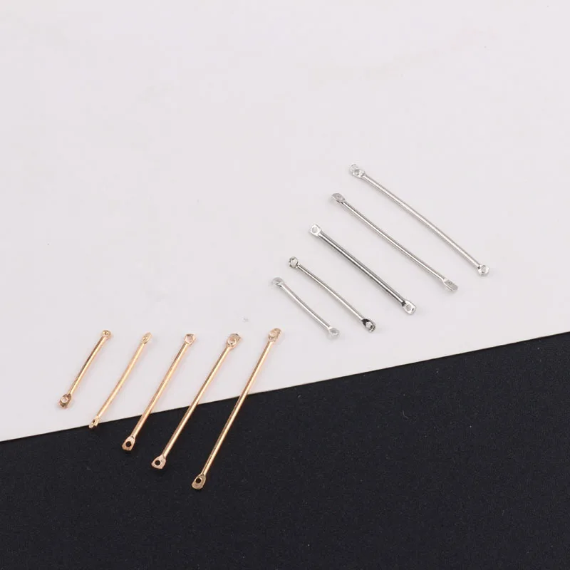 DIY серьги ручной работы аксессуары двойное отверстие шатун металлический ушной