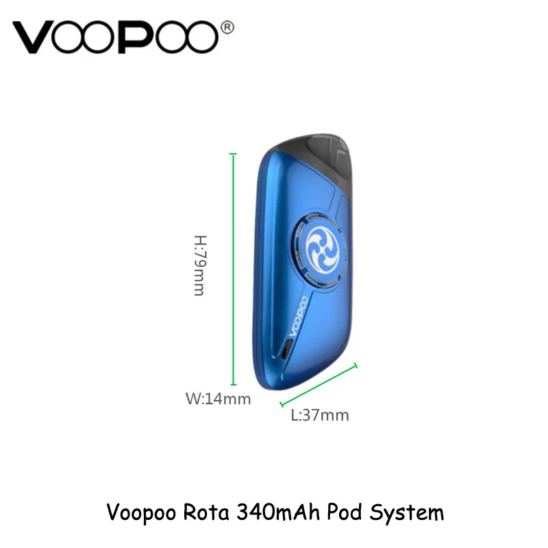 Электронные сигареты Voopoo Rota Pod Kit дизайн электронные 10 Вт Выходная Мощность 340 мАч