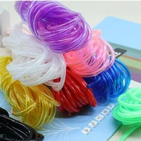 sicoda 23mm 10m candy color plastic tube diy woven basket kindergarten diy material hollow soft pvc pipe transparent rope