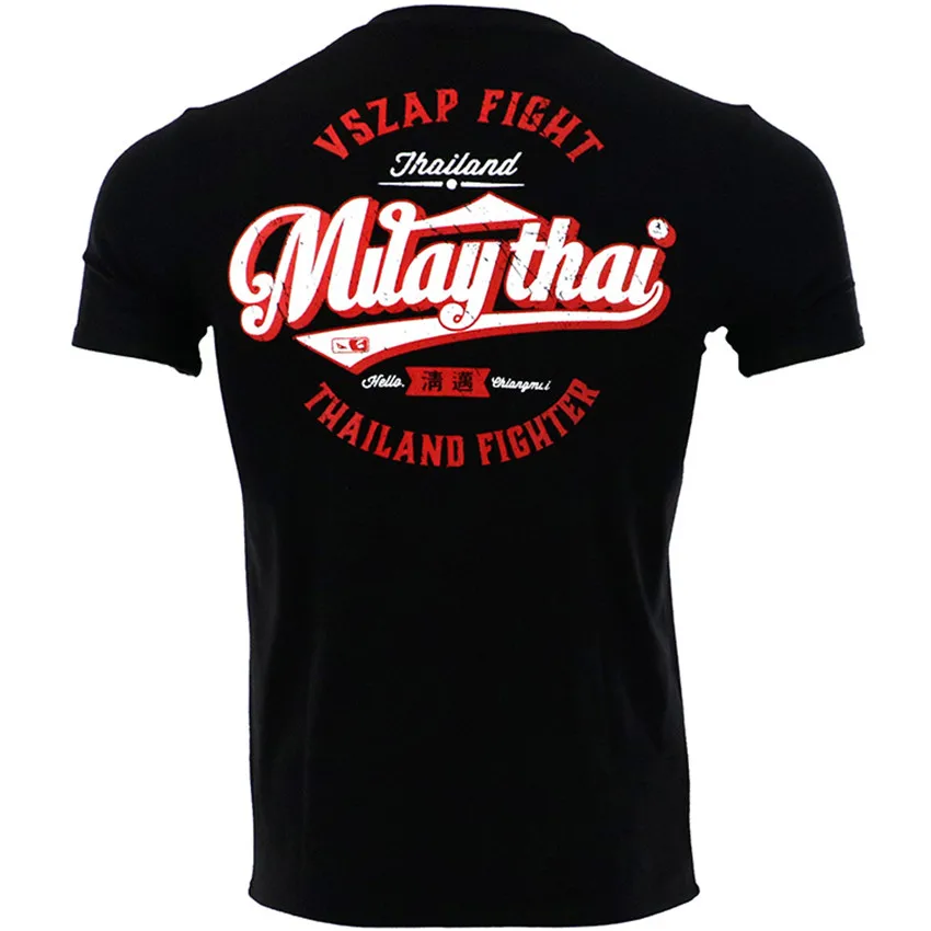 VSZAP Muay Thai Fighting Black MMA Tapout футболка БЖЖ абсолютно новая боевая одежда для занятий