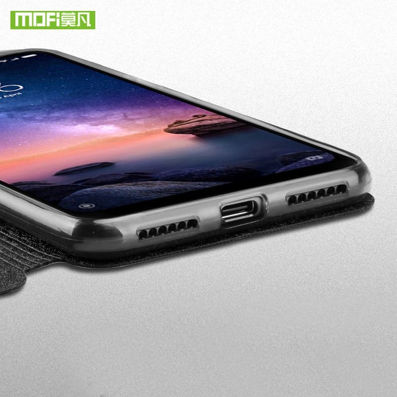 Для Xiaomi Redmi Note 6 Чехол для Xiaomi Redmi Note 6 Pro Чехол Крышка глобальной версии Флип кожаный Mofi Redmi Note6 чехол s