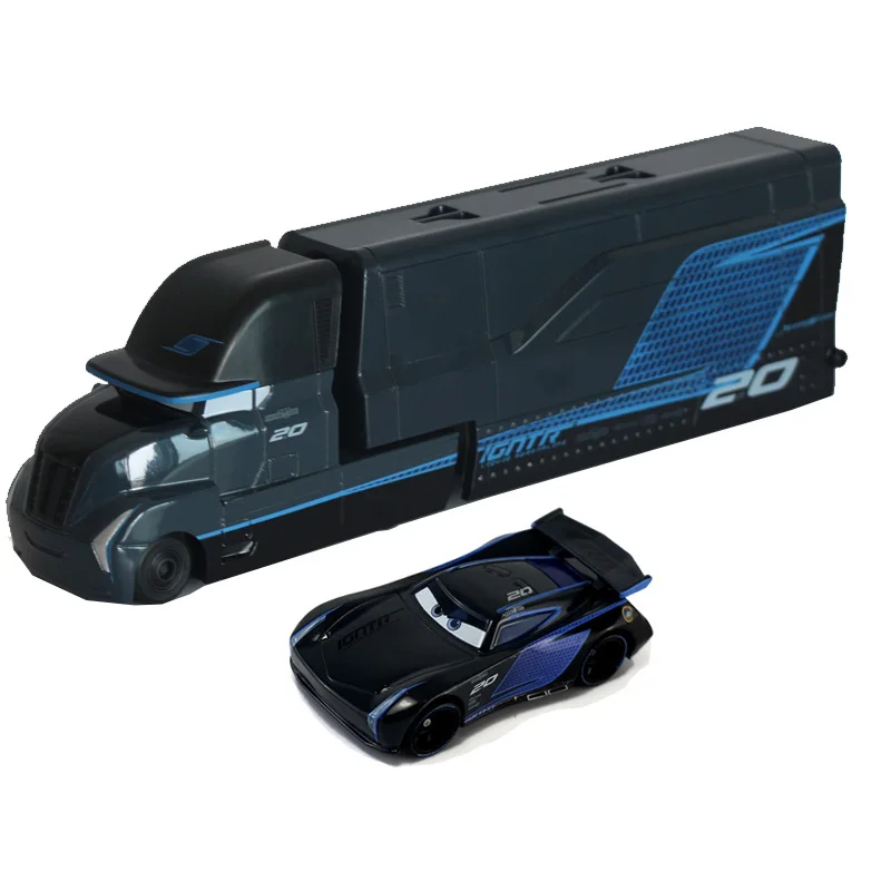 2 шт. Pixar Cars 3 Джексон Storm мак грузовик Diecast металлического сплава и Пластик Modle