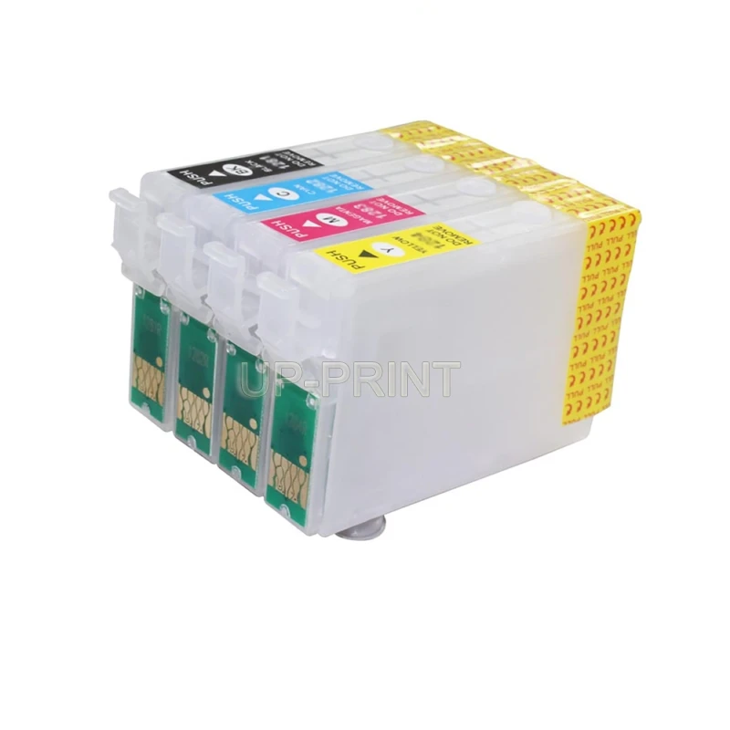 4 шт. пополнения чернил картриджи совместимые для epson T10 TX109 TX200 C79 C90 TX400 TX409 T40W TX600W