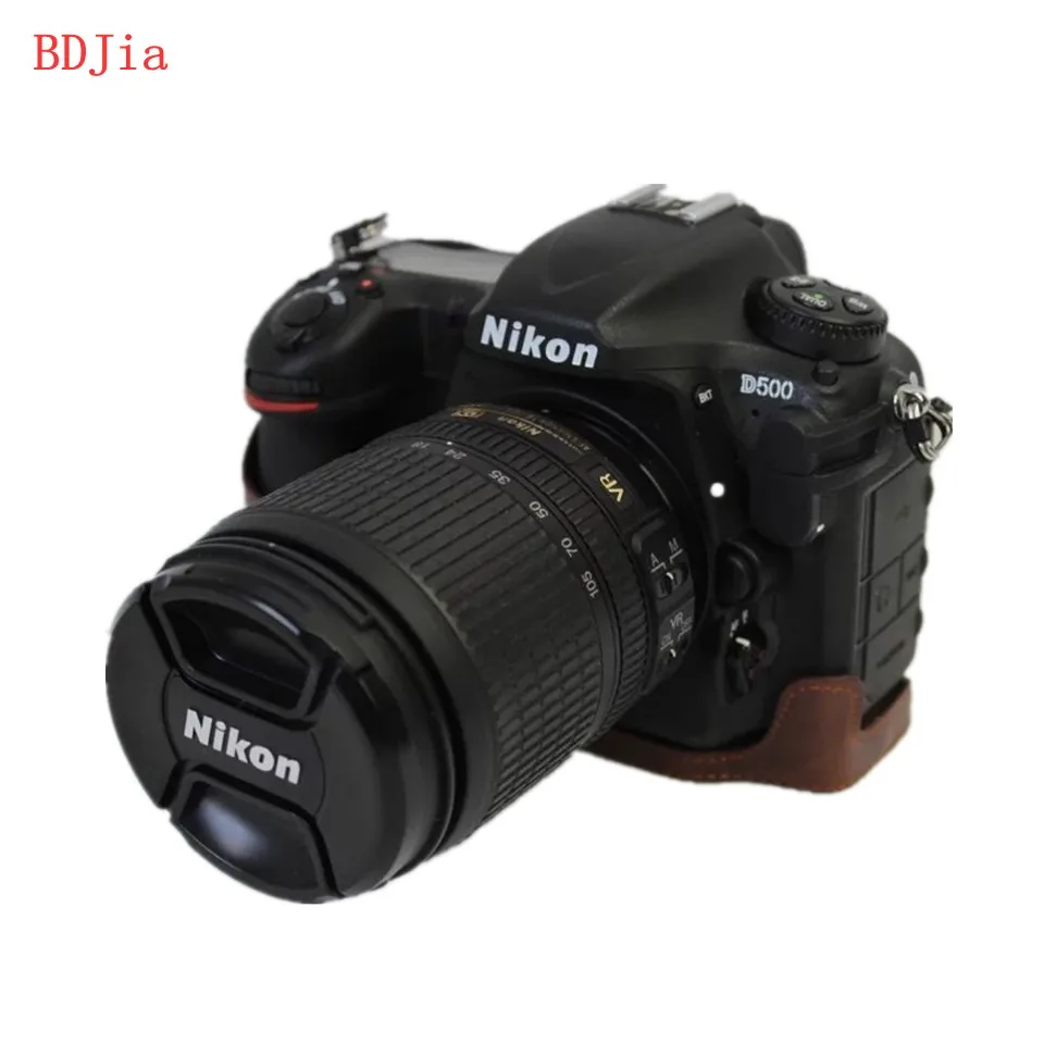 Новейший чехол для камеры Nikon D500 из искусственной кожи с отделением аккумулятора