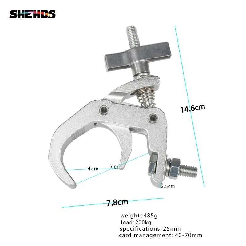 SHEHDS Алюминиевый крючок для фонарей 25 мм-b светодиодные крючки Par профессиональное