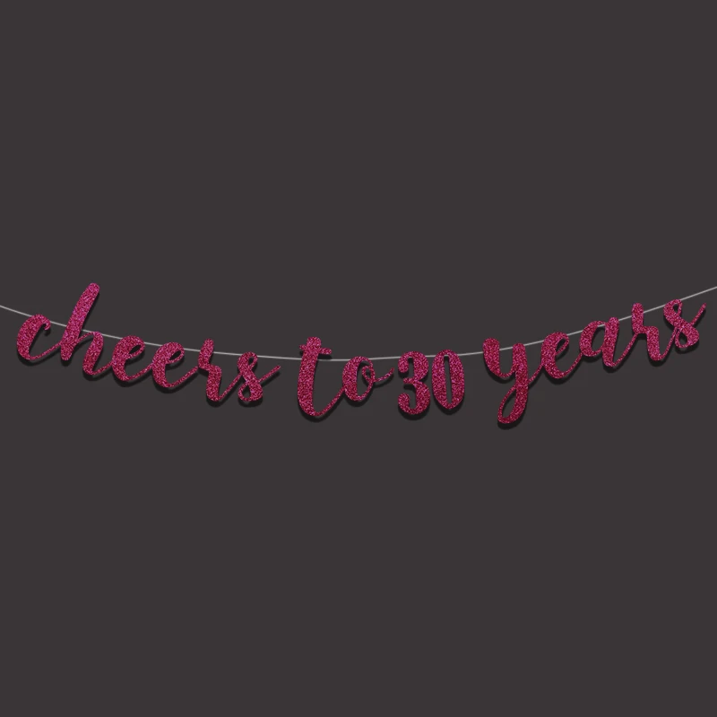 Знамя от ура до 30 лет пивная кружка с 30-летним декором для дня рождения золотые