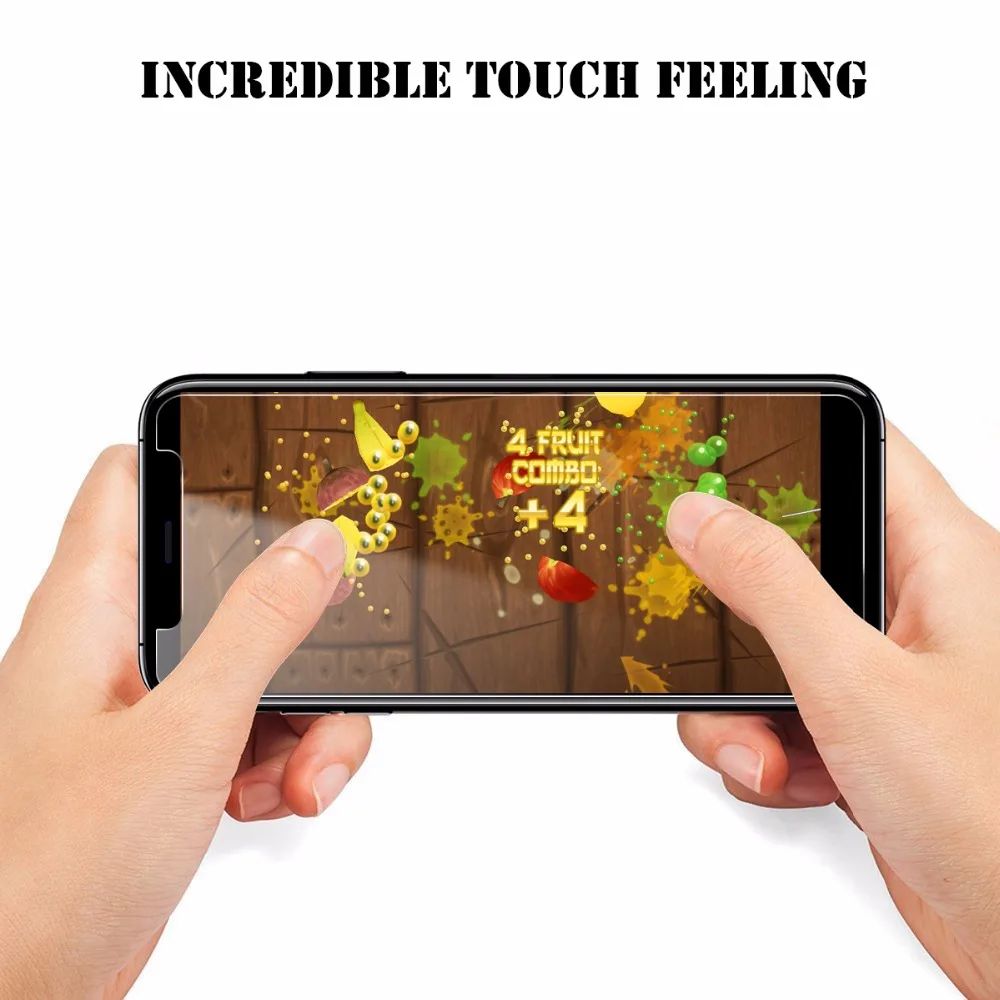 1000 шт./лот 2.5d 0 26 мм 9H Премиум Закаленное стекло Защитная пленка для iPhone X через