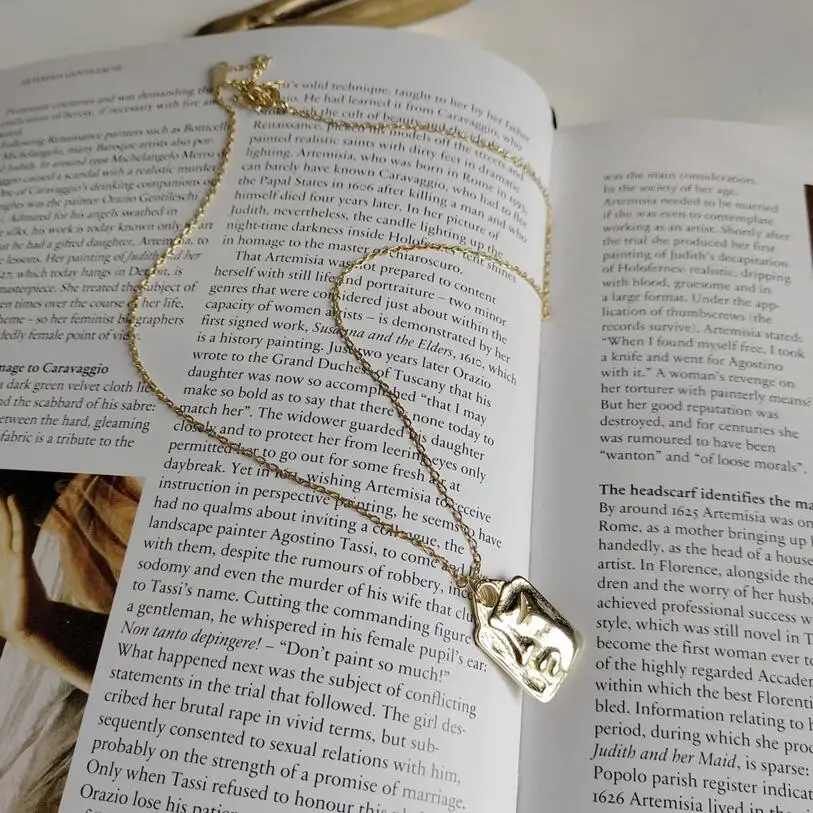 Ожерелье женское из серебра 925 пробы с абстрактным изображением