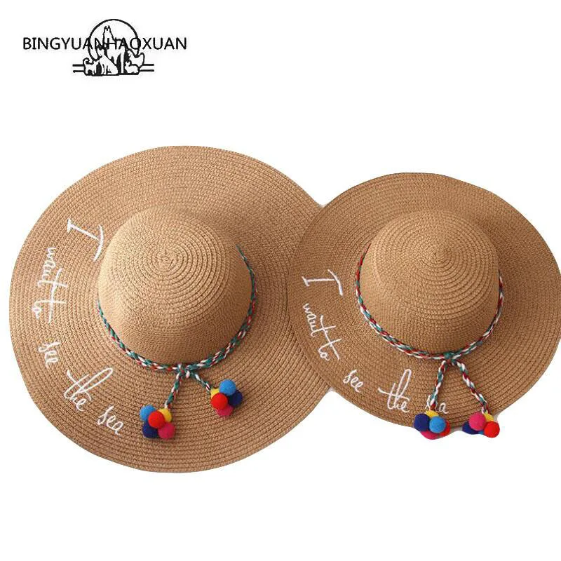 BINGYUANHAOXUAN 2018 новый стиль модная шляпа от солнца для взрослых женщин и девушек с