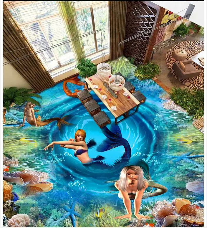 3D wall murals wallpaper floor Custom Photo self-adhesive PVC waterproof Home Decoration | Обустройство дома