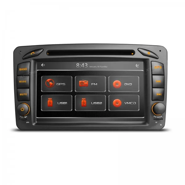 Dvd-плеер XTRONS для Mercedes-Benz Vaneo 2 din автомобильный аудио 1080P видео двухканальный CANbus HD