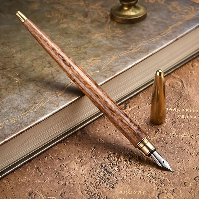 Deluxe Rosewood Fountain Pen Special Thin Writing Pen Birthday Gift Fountain Pen