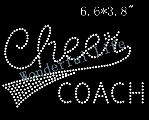 Бесплатная доставка Горячая фиксация горный хрусталь железо на трансфере &quotCheer