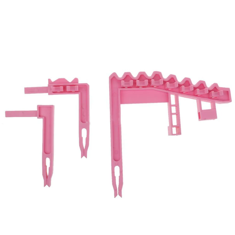 New Portable Set 9 Golf Iron Club Shafts Protection Holder Organizer Practice Tool Pink |