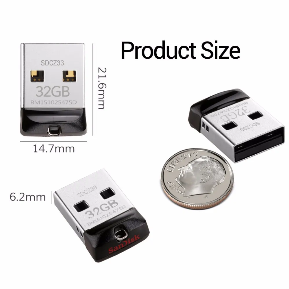 USB флеш накопитель SanDisk 100% оригинал 64 ГБ 32 диск 16 2 0 мини флешка карта памяти U для