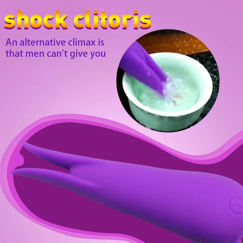 10 Speeds Breast Massage Nipple Vibrator Clitoris Vaginal Clip Tongue Oral Sex Vibrating Fast Climax Toys for Women | Красота и