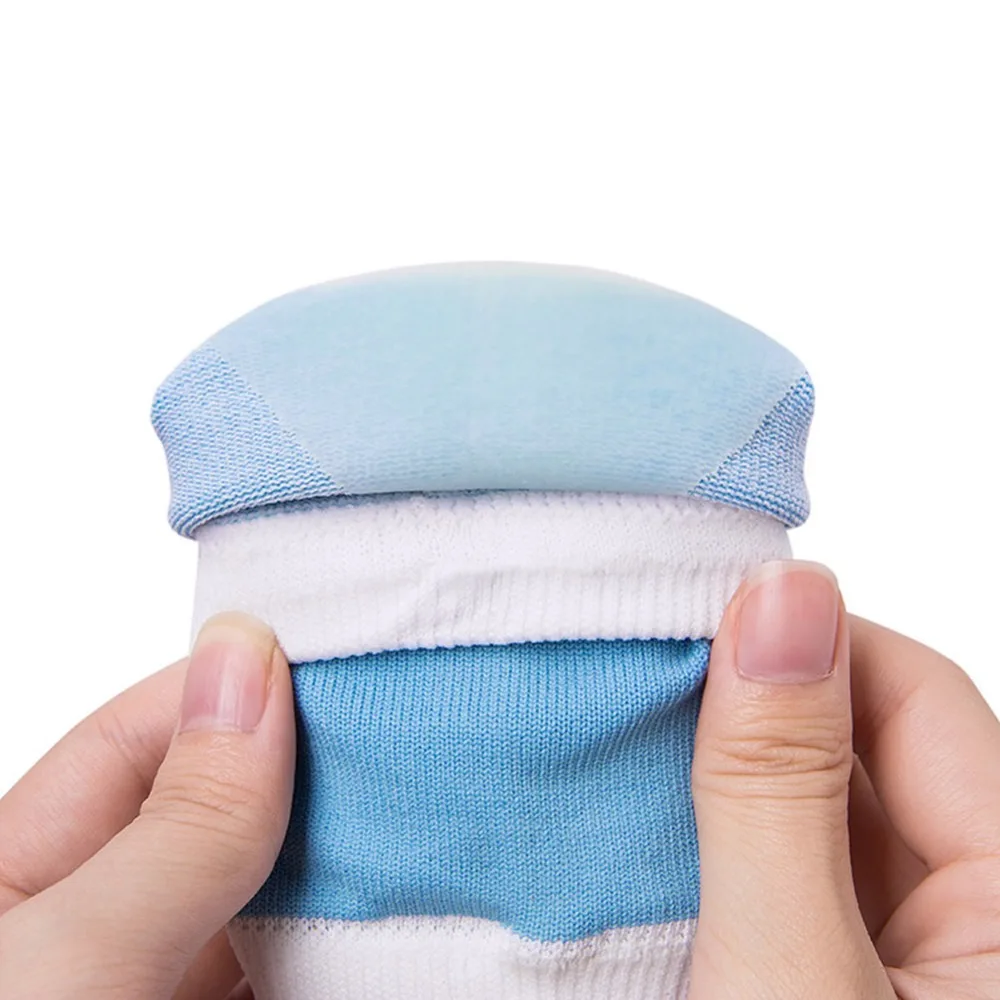 1 пара мягкая дышащая ткань носки без пальцев гелевые на пятке силиконовые