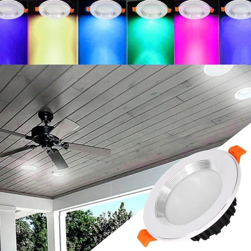 Умная Светодиодная лампа для дома Wifi RGB белая с функцией синхронизации