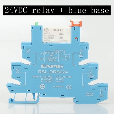 1 шт. ультратонкий модуль реле HF41F 024 ZS 6A 41F 1Z C2 24VDC|Клеммные колодки| |