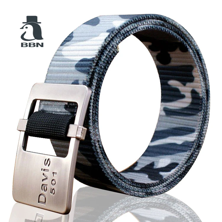 BBN 2018 new Camouflage printing Hip-hop graffiti Korean version of the trend Casual belts Male and female couple Canvas belt | Аксессуары