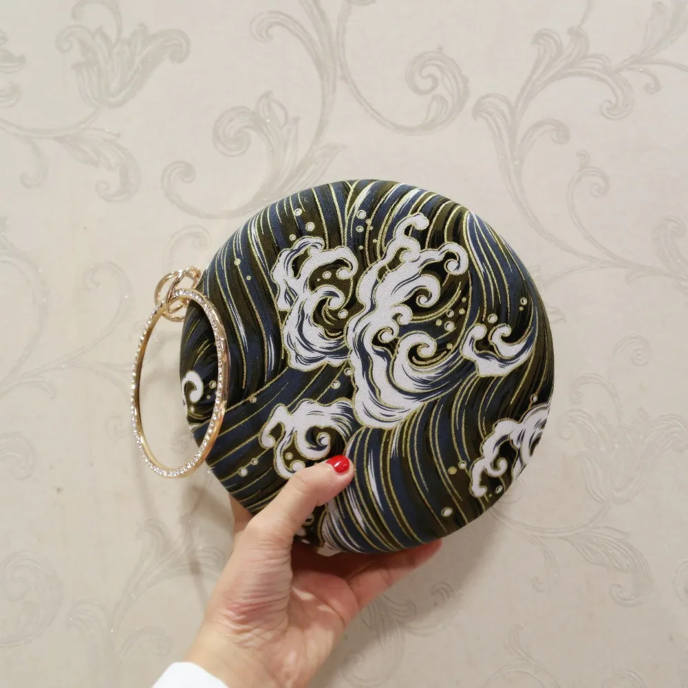Angelatarch Новое поступление китайский стиль Cheongsam Винтажный Классический в стиле ханьфу круговой вечерняя сумка через плечо дневной клатч ручные сумки