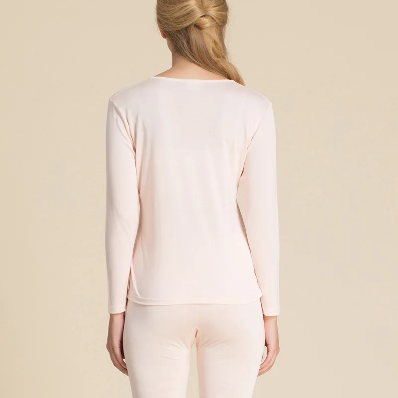 Женское трикотажное шелковое нижнее белье комплект из двух предметов 100% чистого