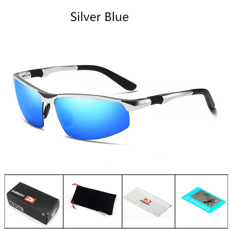 D3121 Silver Blue Роскошные алюминиевые HD винтажные Поляризованные солнцезащитные очки для мужчин и женщин, солнцезащитные очки, брендовые дизайнерские очки gafas de sol lunette de soleil - Цвет линз: D3121 Silver Blue