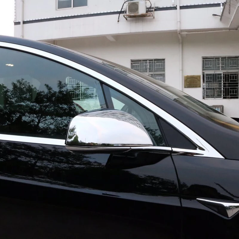 Внешняя отделка из хромированного АБС-пластика 2шт подходит для Tesla Model X 2016-2018 |
