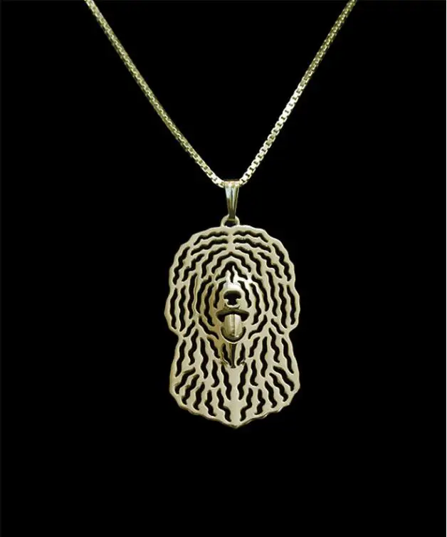 

Unique Handmade Boho Chic Spanish Water Dog Necklace Pet Lovers Gift Jewelry Necklace--12pcs/Lot