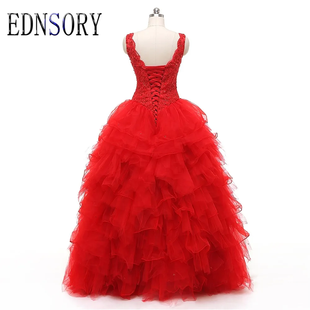 Длинное Красное Бальное Платье Свадебное 2017 Vestido De Noiva v-образным вырезом длиной