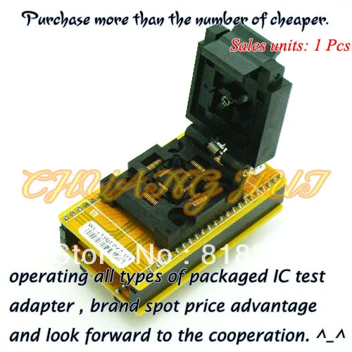 WL (T) QFP48 U1 Адаптер для программиста Wellon TQFP48 адаптер IC тестовая розетка/IC