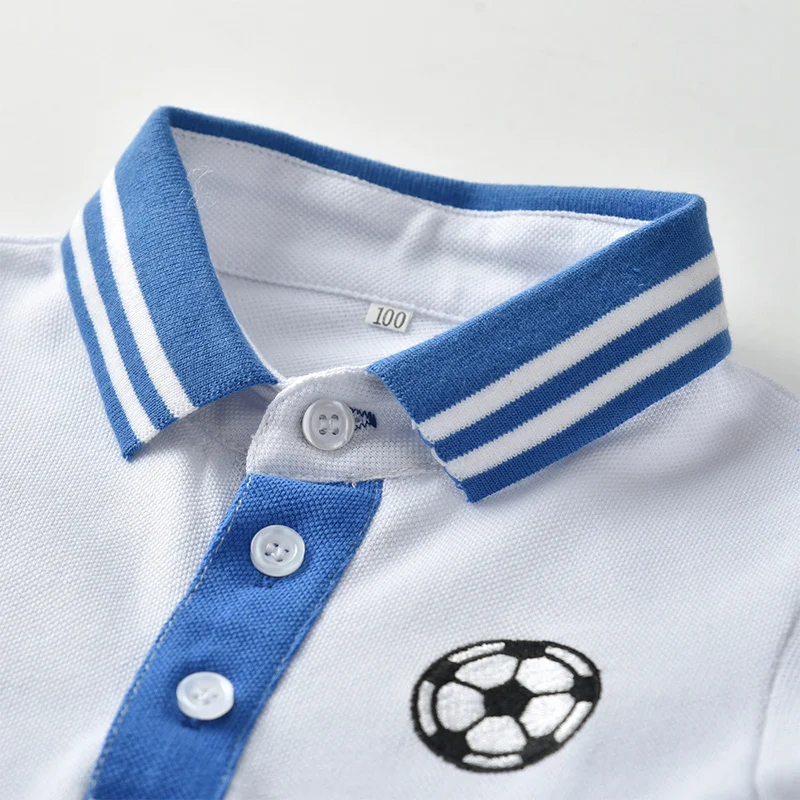 Футболка с вышивкой и шорты для мальчиков