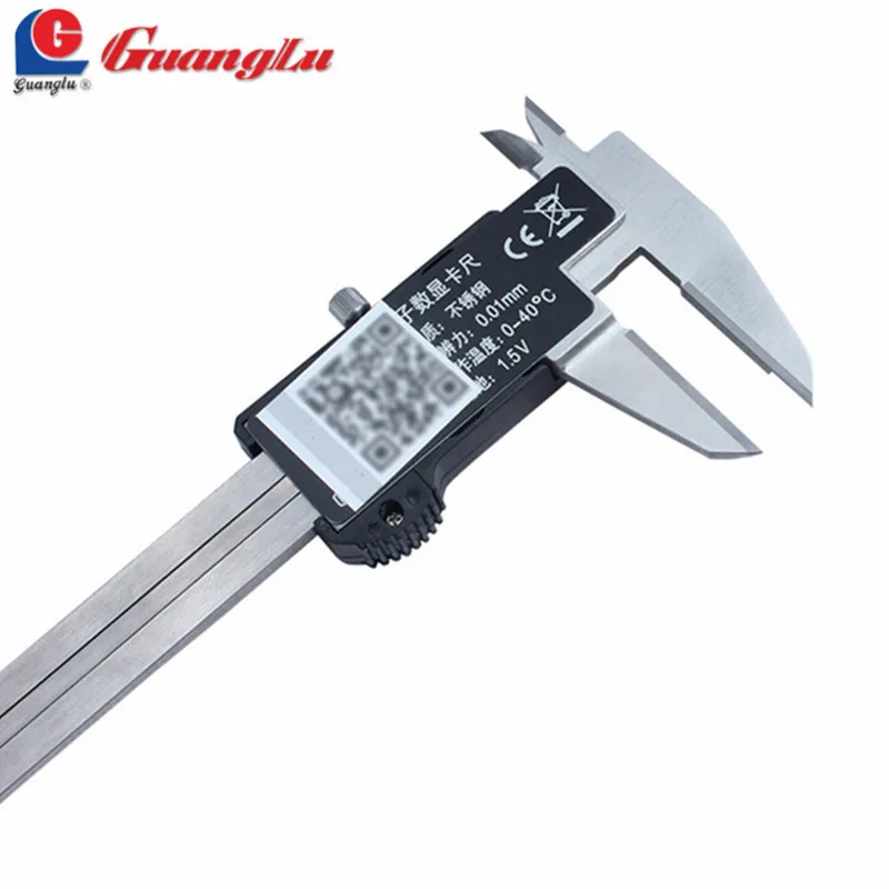 Цифровой штангенциркуль GUANGLU 0 150/200 мм с твердосплавными наконечниками