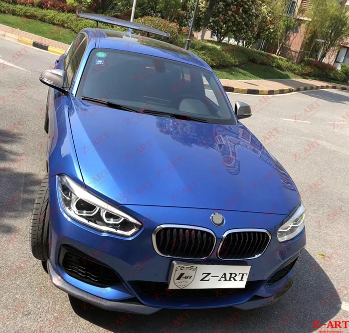 Z ART углеродное волокно передняя губа ДЛЯ BMW F20 2012 2014 передние щитки для 1 передний