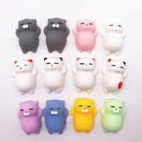 4pcslot mini color squishy cute cat antistress ball squeeze mochi rising abreact soft sticky stress relief funny gift toy