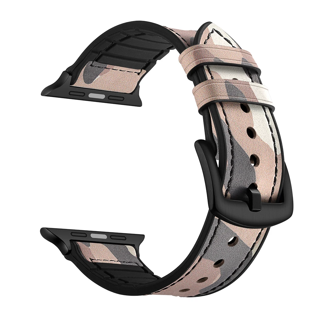 Для Applewatch 1/2/3 бейки часы с ремешком из натуральной кожи ремешок сменный кожаный