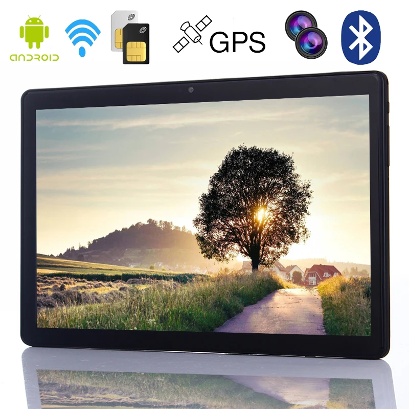 Новый 10 1 дюймов octa Core 3g 4G LTE Android 7 0 планшетный ПК 2 ГБ оперативная память 32
