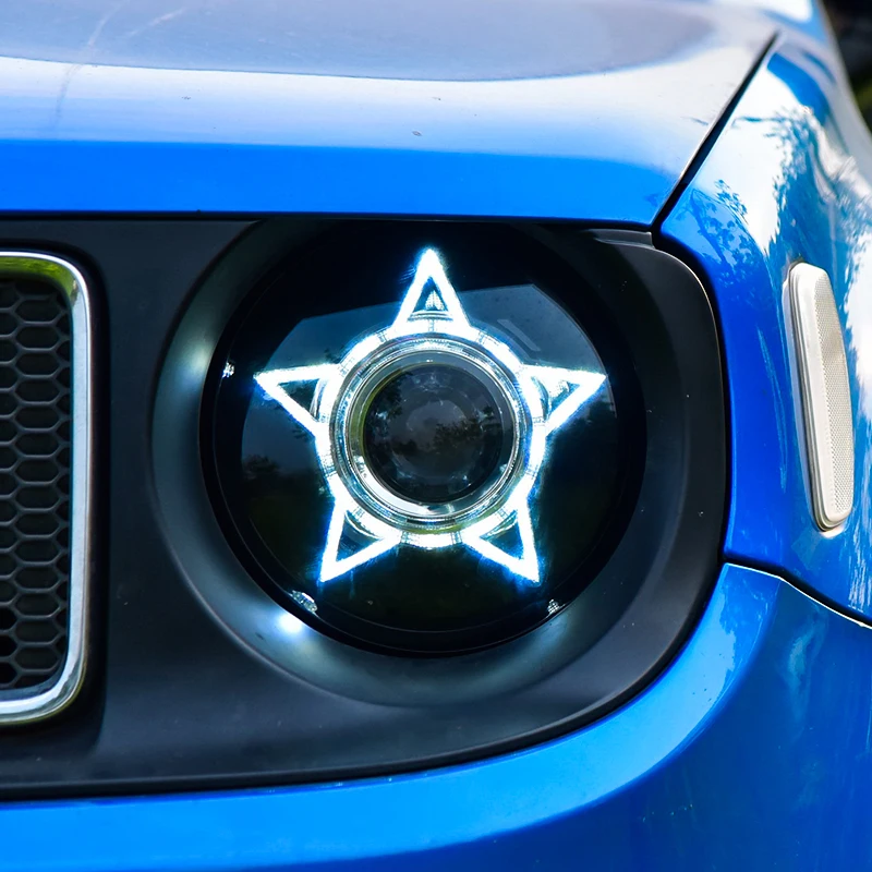 Бесплатная доставка Стайлинг автомобиля фара в сборе для JEEP Renegade светодиодный