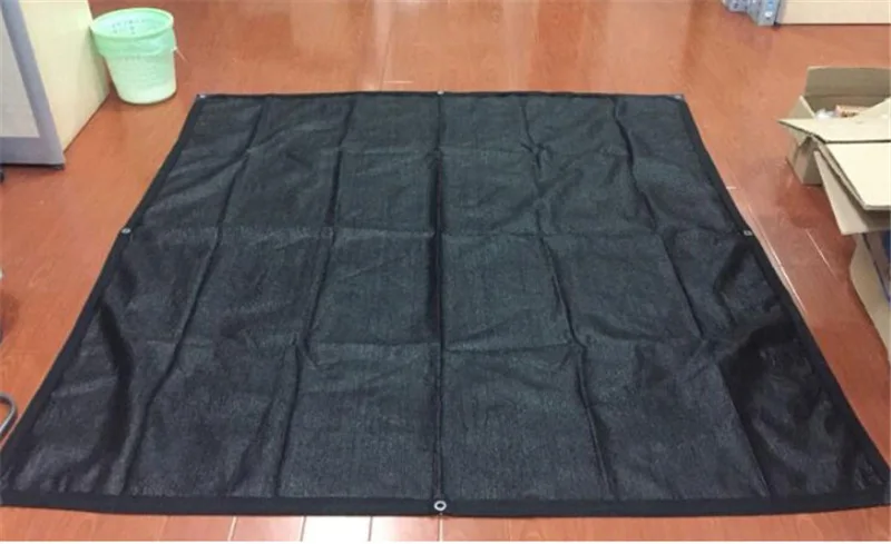 Черная сетка для защиты от солнца HDPE с навесным отверстием для кемпинга, сада, теплицы, навес для крыши автомобиля, навес, много размеров на выбор