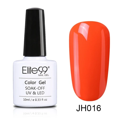 JH016 Elite99 10 мл долговечный Гель-лак для ногтей винно-красная серия УФ-гель для ногтей впитывающийся модный цветной дизайн ногтей маникюрный гель - Цвет: JH016