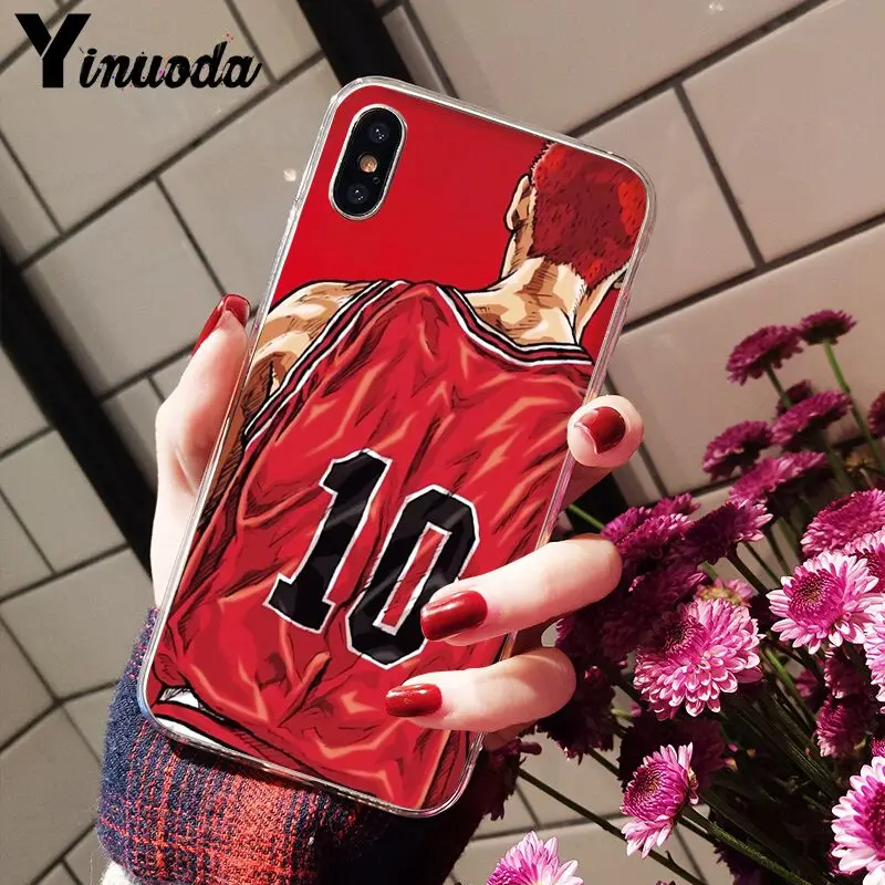 Yinuoda slam dunk Мягкий ТПУ силикон Новинка Fundas аксессуары для телефонов Чехол Apple iPhone 8 7