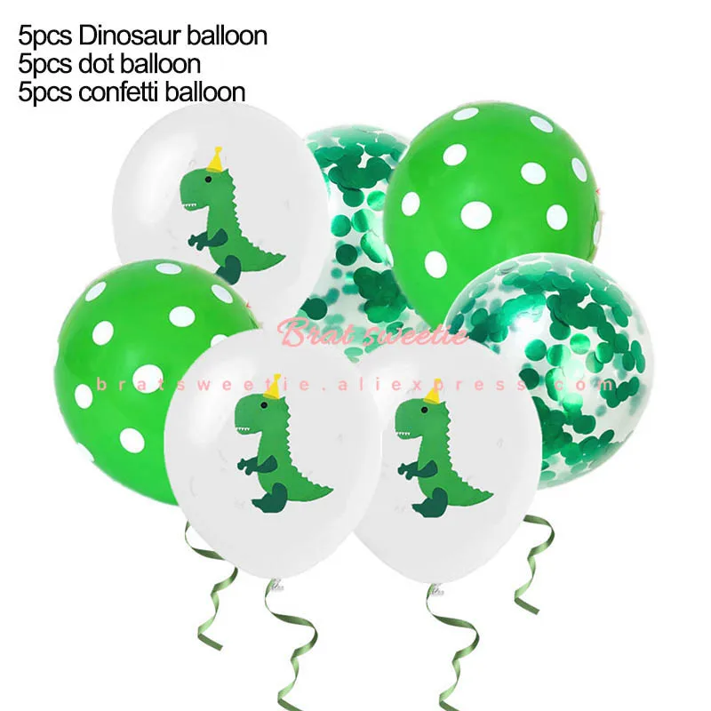 15pcs Dinosaur set Динозавр вечерние воздушные шары одноразовые посуда набор «С Днем Рождения» баннер динозавр тематическая вечеринка на день рождения украшения Детские принадлежности сувениры - Цвет: 15pcs Dinosaur set