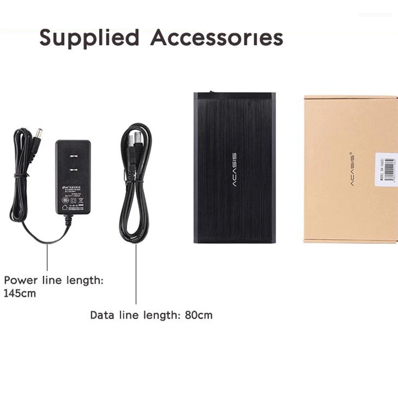 Корпус Acasis для жесткого диска USB 2 0 IDE SATA корпус 3 5 дюйма алюминиевый ноутбука HD Extemo
