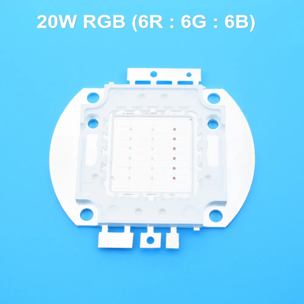 Jiaderui высокая мощность RGB RGBW чип для светодиодной лампы 3 Вт 10 20 30 50 100 COB SMD красный