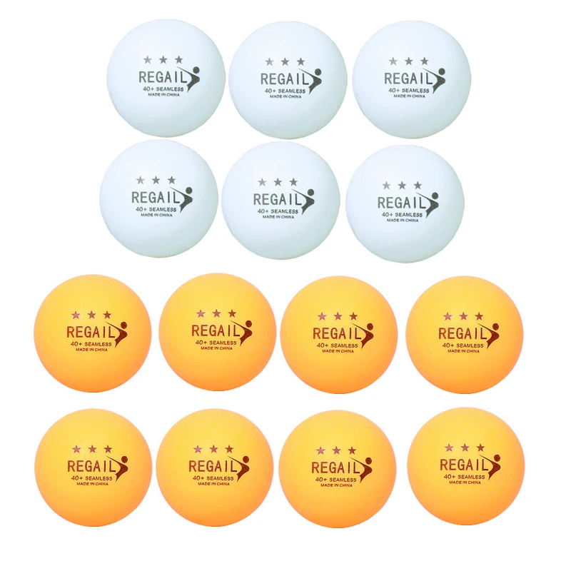 

10pcs/lot 40mm Seamless Table Tennis Ball 3 Star New Material High Bouncy Ping Pong Balls Dropshipping No Logo Pingpong