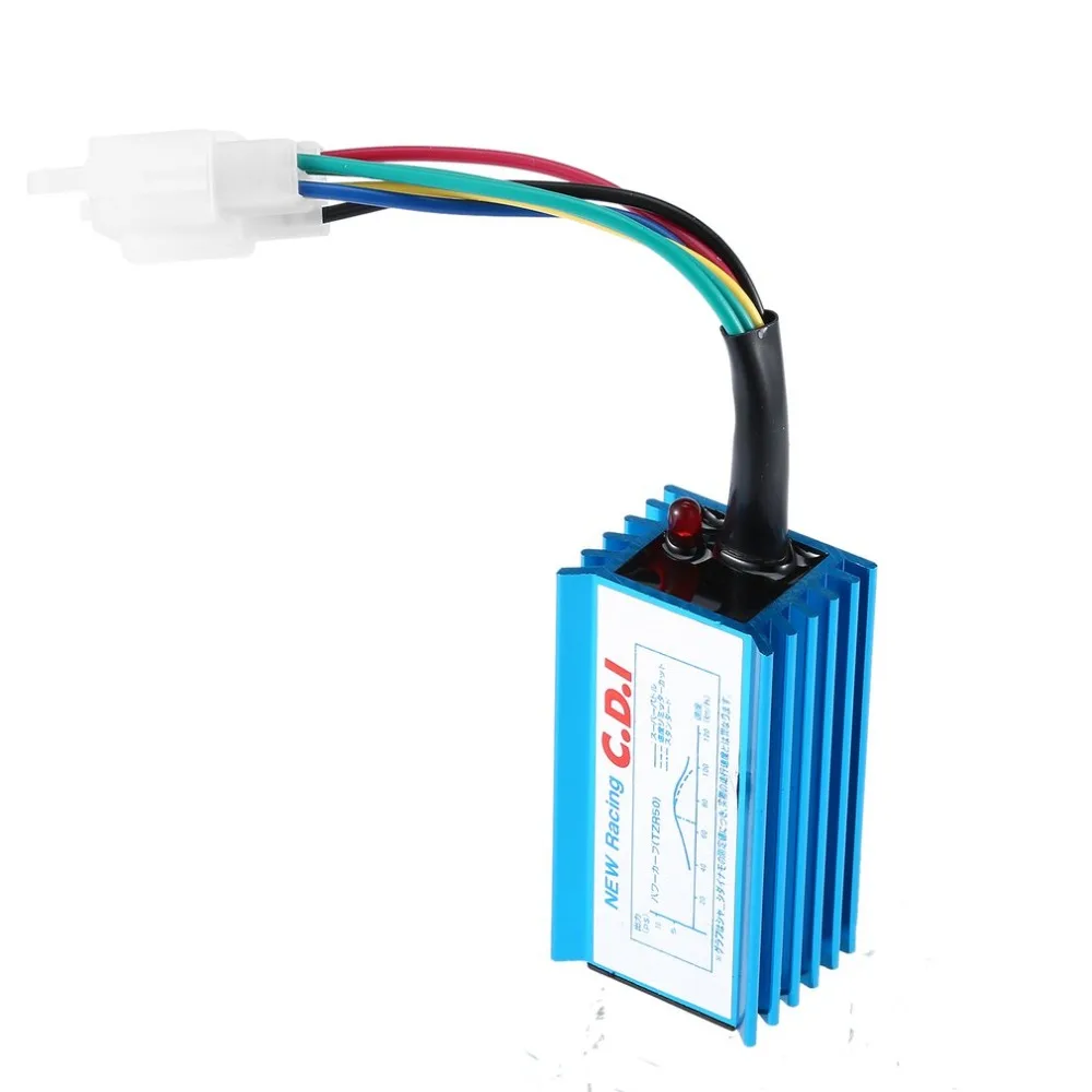 Гоночная Производительность 6 контактов Cdi Box 50cc 100cc 125cc150cc скутер Gy6 двигатель @ 62511