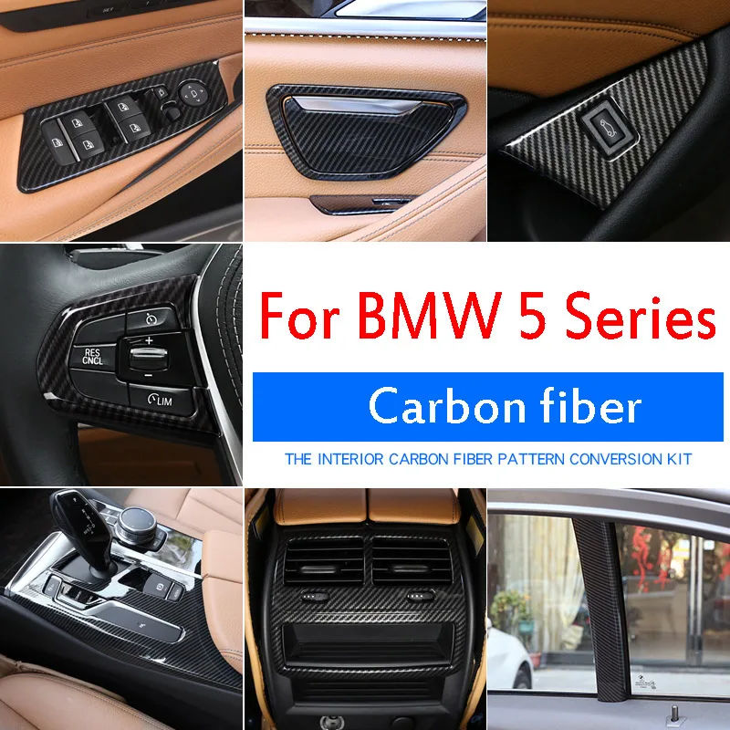 Автомобильные внутренние молдинги из АБС пластика отделка для BMW New 5 Series G30 2017 2018