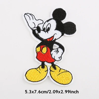 1 шт. Микки Parches parches ropa вышивка железные нашивки для одежды DIY Одежда с героями мультфильмов Лоскутные наклейки Швейные Аппликации - Цвет: 15
